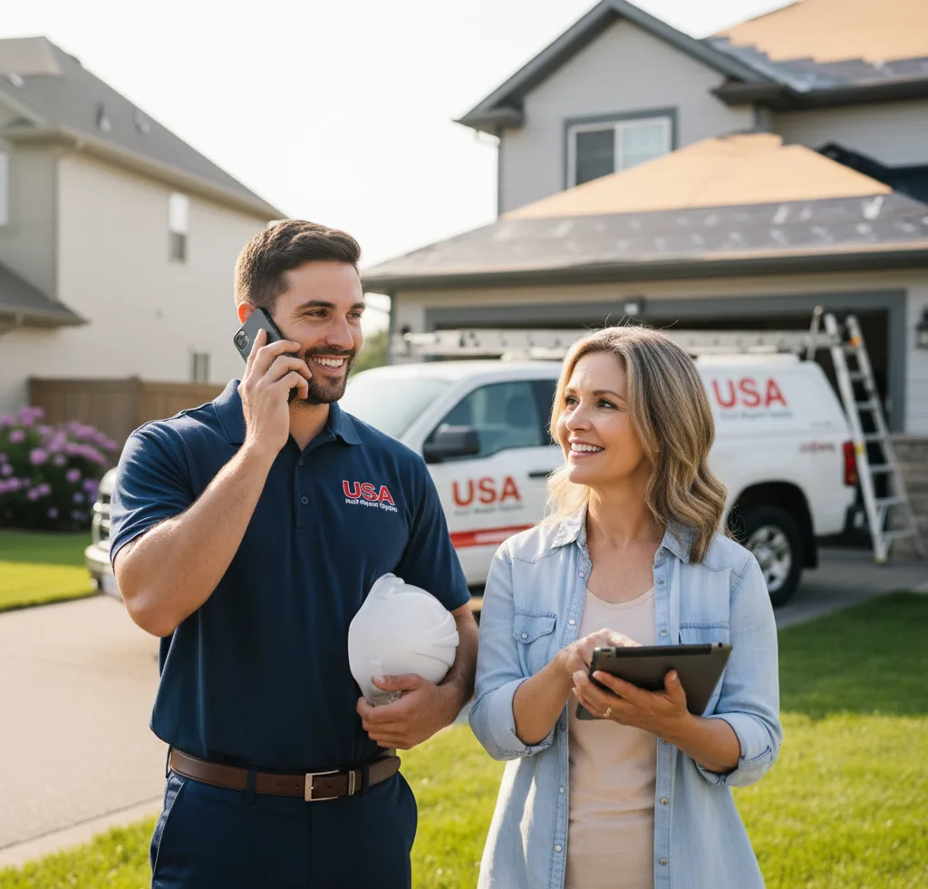 USA Roof Repair Experts customer support in Tuolumne